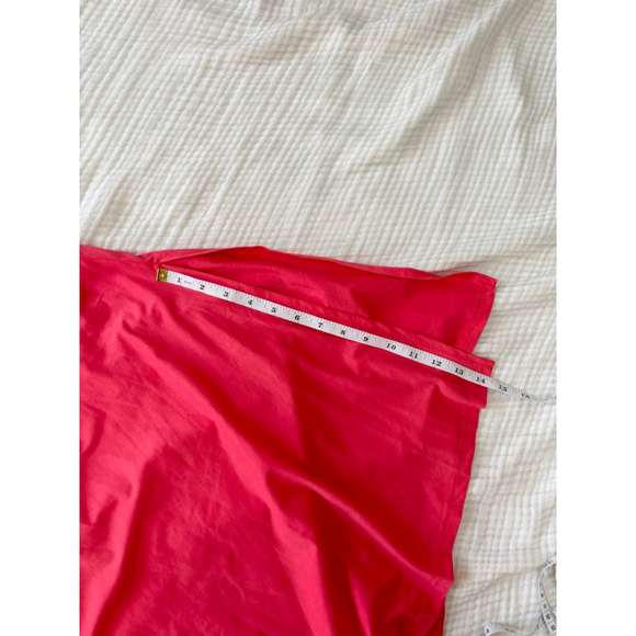 Women's Newshows Coral Tie-Waist Midi Dress XL Cotton Poly Spandex NWT - Picture 7 of 10